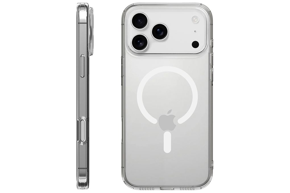 Ốp lưng Magnetic iPhone 18 Pro Tempered Glass PC TPU Mipow MGC18A-CR IRONBULL Màu Trắng