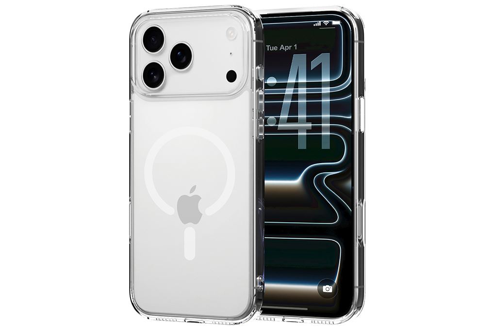 Ốp lưng Magnetic iPhone 18 Pro Tempered Glass PC TPU Mipow MGC18A-CR IRONBULL Màu Trắng