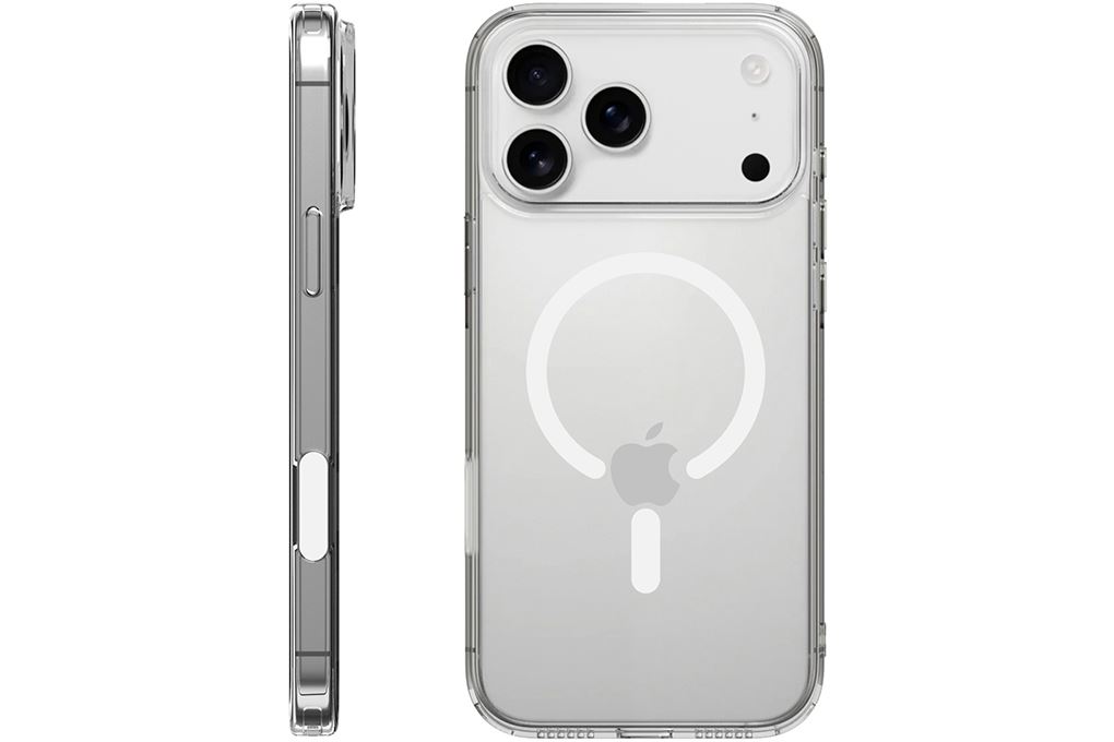 Ốp lưng Magnetic iPhone 18 Pro Max PC TPU Mipow Có Button Control Tempered Glass MGB18B-CR IRONBULL Màu Trắng