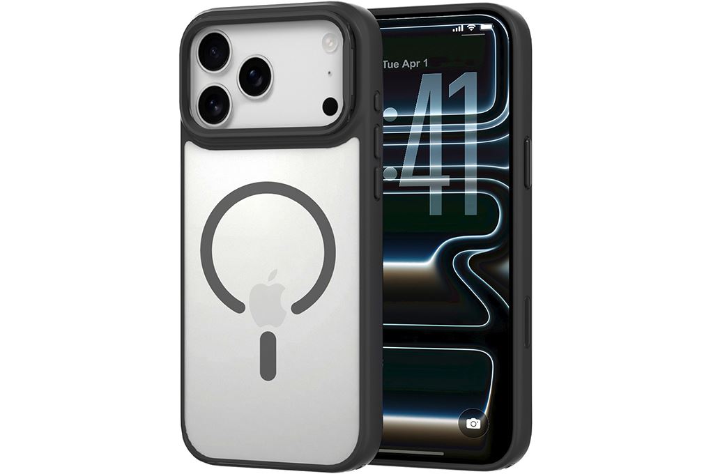 Ốp lưng Magnetic iPhone 18 Pro PC TPU Mipow Camera Stand Có Button Control MATTEX MTC18A IRONBULL Màu Đen