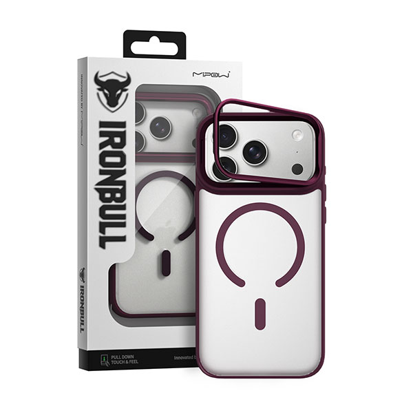 Ốp lưng Magnetic iPhone 18 Pro PC TPU Mipow Camera Stand Có Button Control MATTEX MTC18A IRONBULL