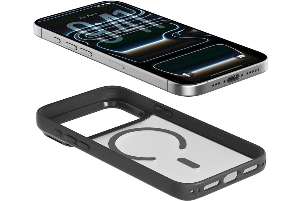 Ốp lưng Magnetic iPhone 18 Pro Max PC TPU Mipow Camera Stand Có Button Control MATTEX MTC18B IRONBULL Màu Đen