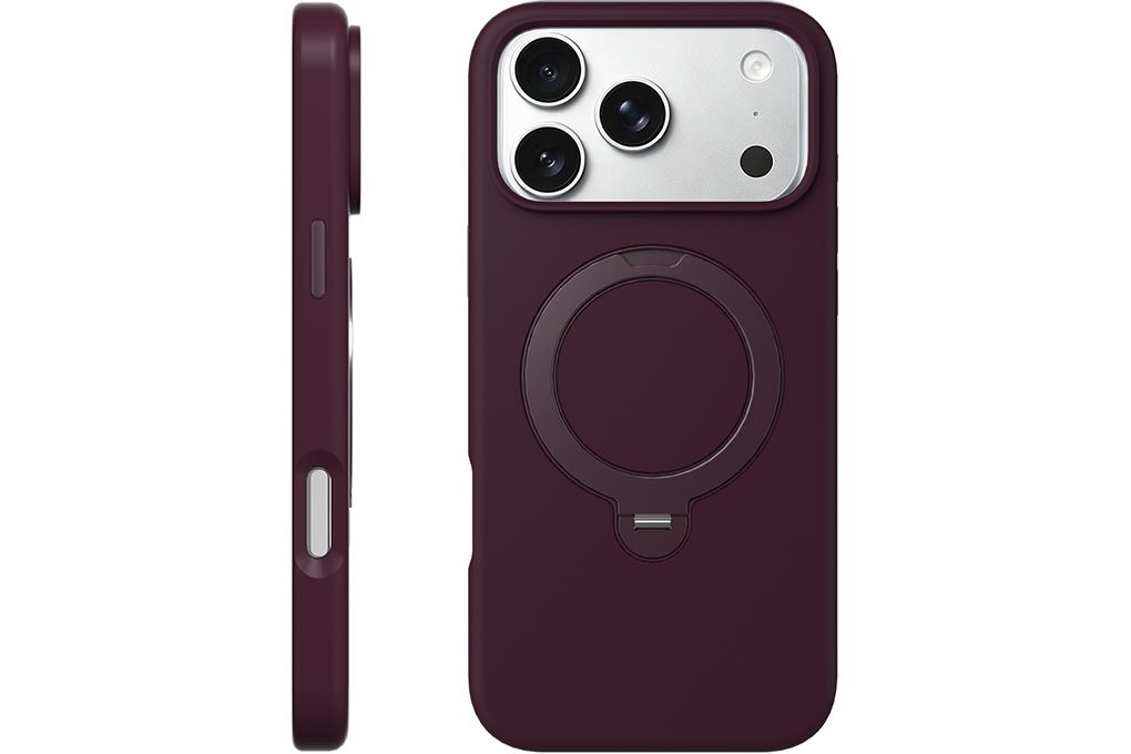 Ốp lưng Magnetic iPhone 18 Pro Max Silicone Mipow Stand Magnetic Có Button Control MattEX MSD18A IRONBULL
