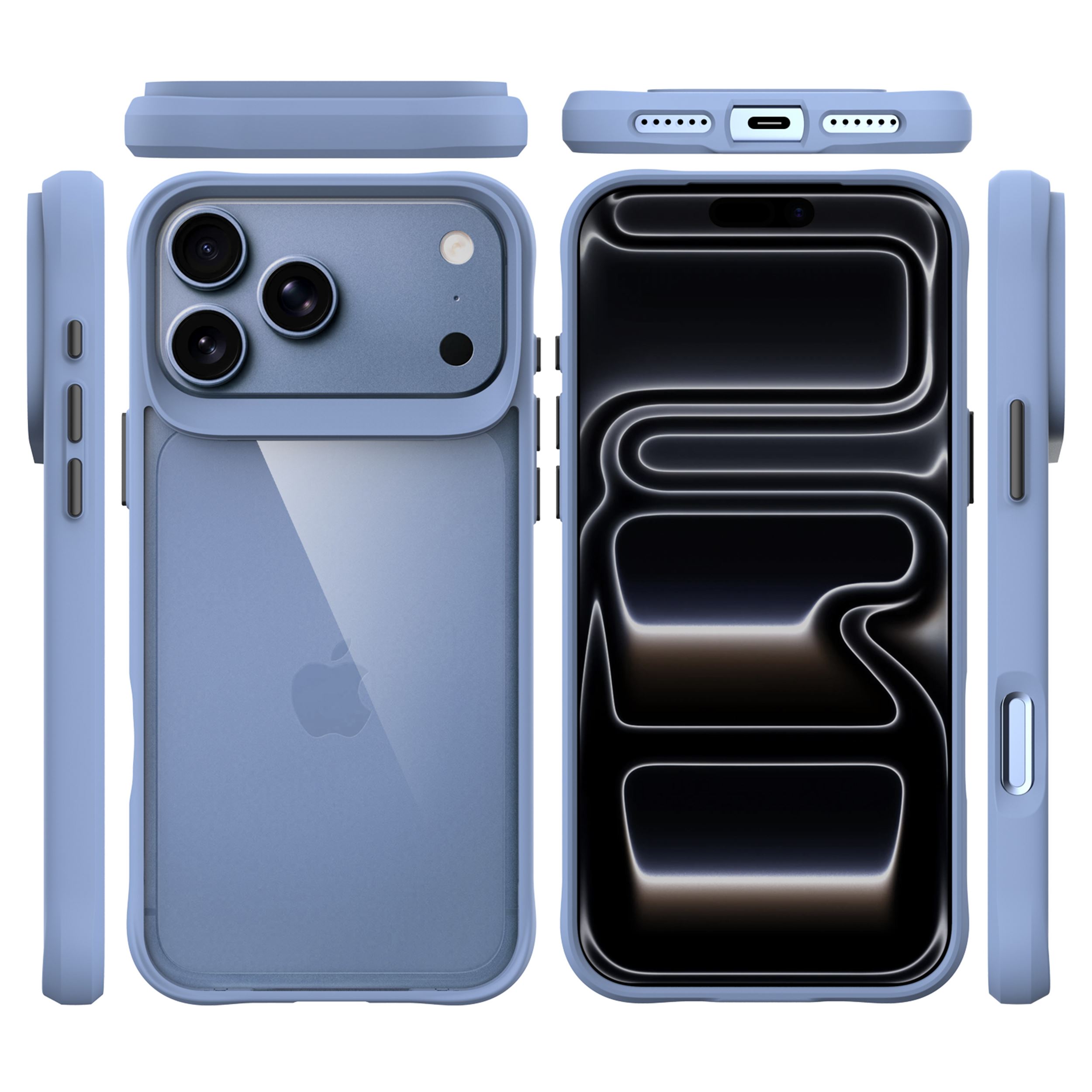 Ốp lưng iPhone 18 Pro PC TPU JINYA Pro Màu Xanh da trời nhạt