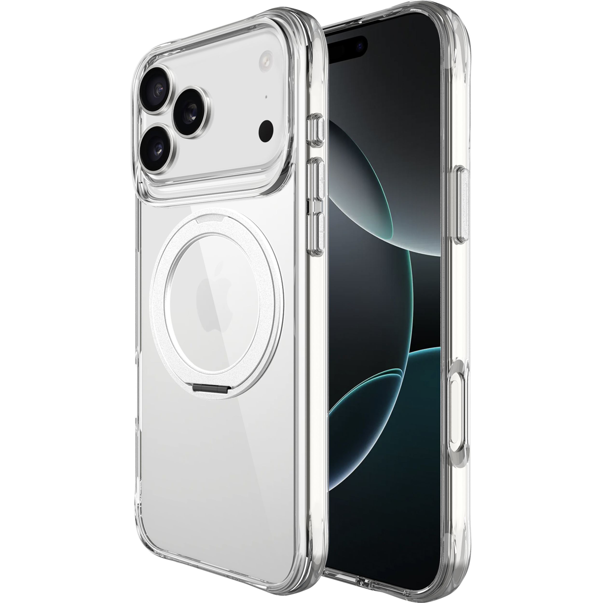 Ốp lưng Magnetic iPhone 18 Pro PC TPU JINYA Stand Xpro Màu Trắng
