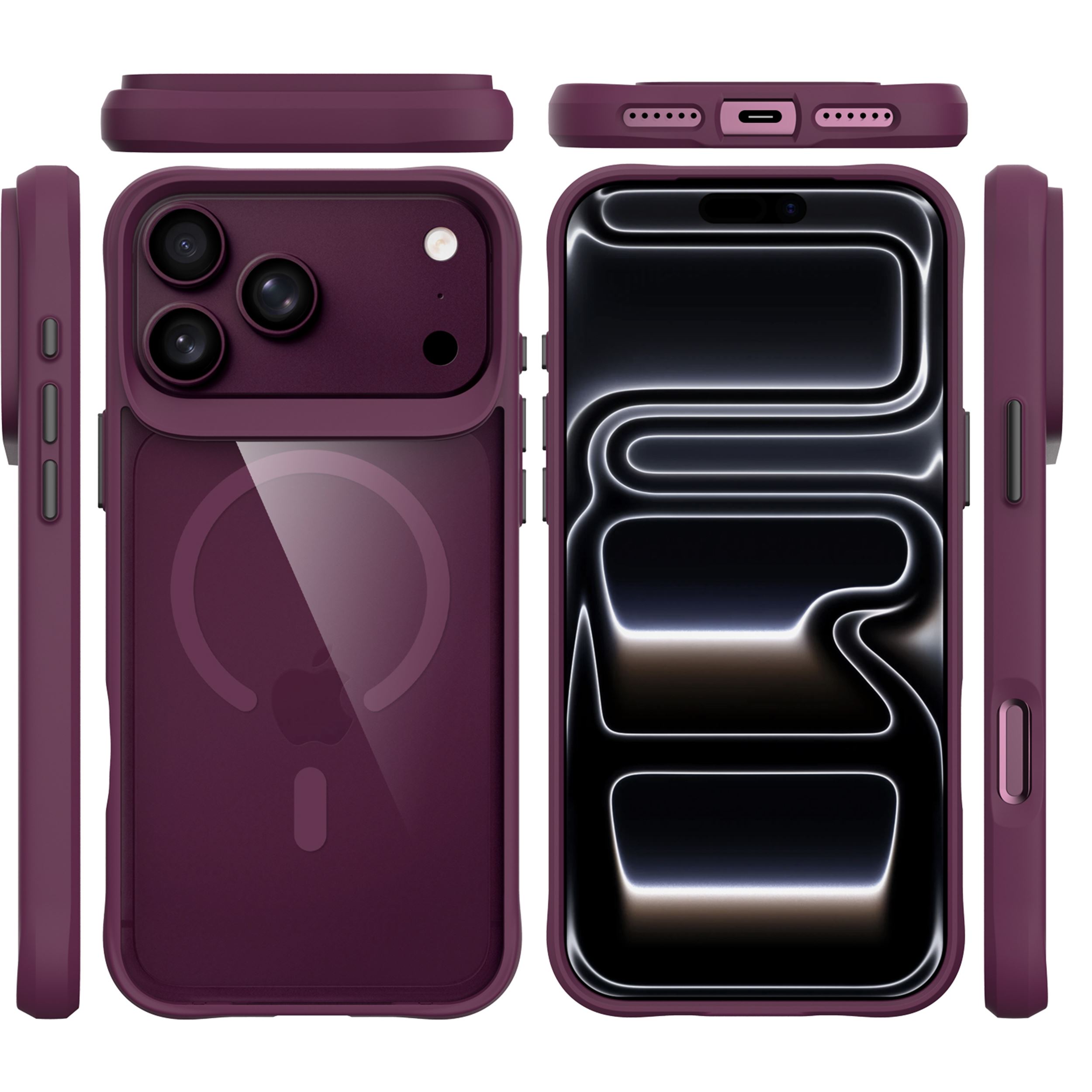 Ốp lưng Magnetic iPhone 18 Pro Max PC TPU JINYA Xpro Màu Tím