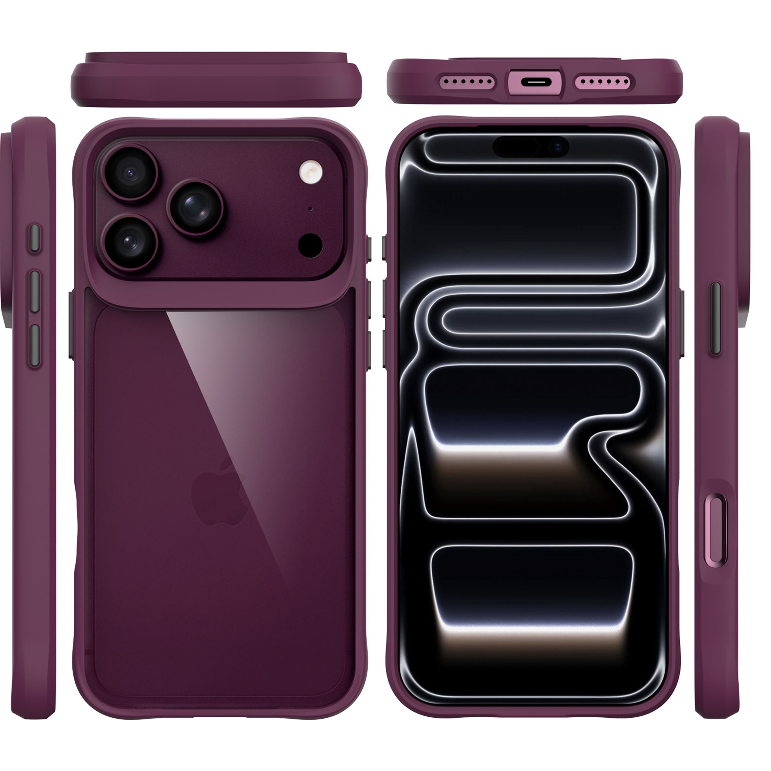 Ốp lưng iPhone 18 Pro Max PC TPU JINYA Xpro Màu Tím