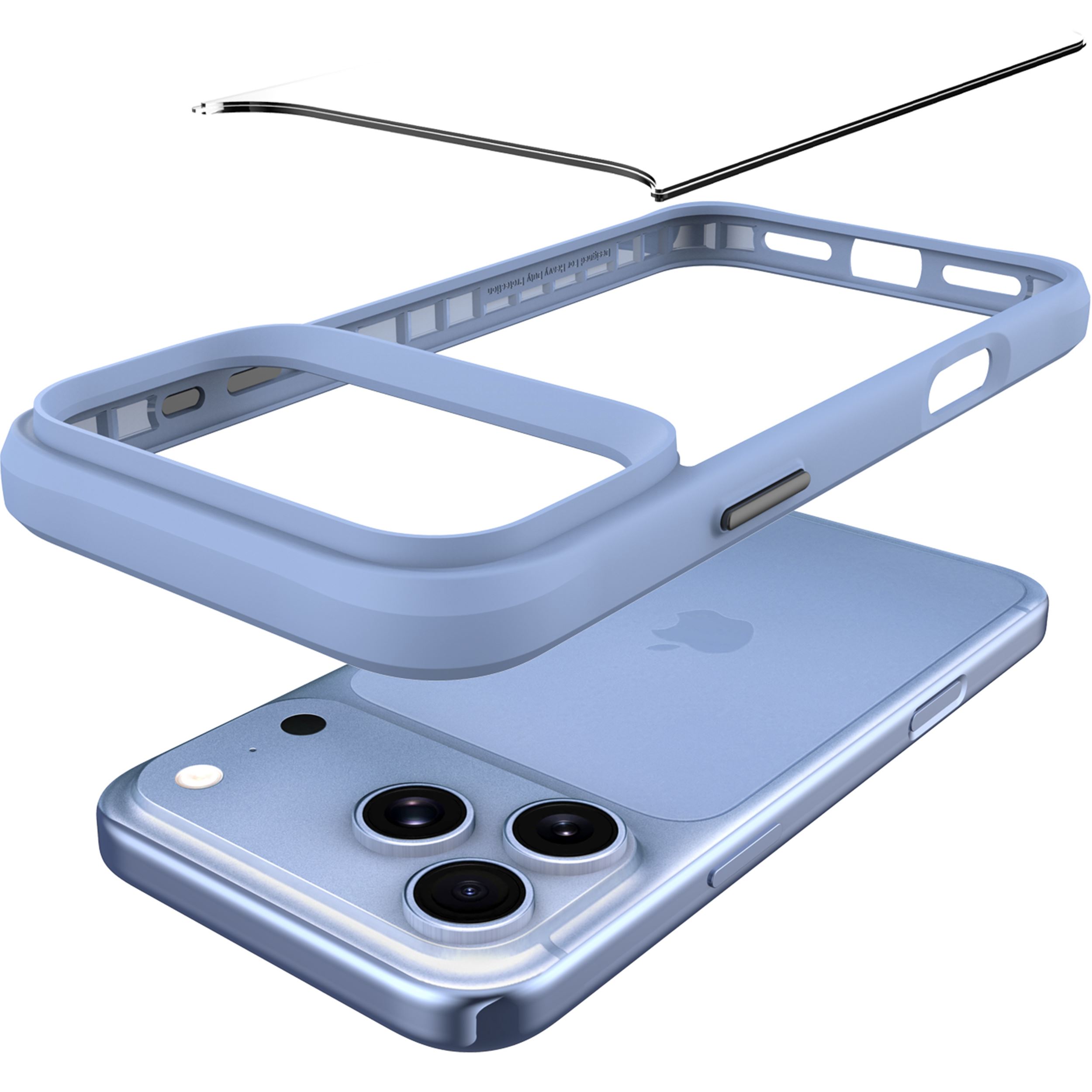 Ốp lưng iPhone 18 Pro Max PC TPU JINYA Xpro Màu Xanh da trời nhạt