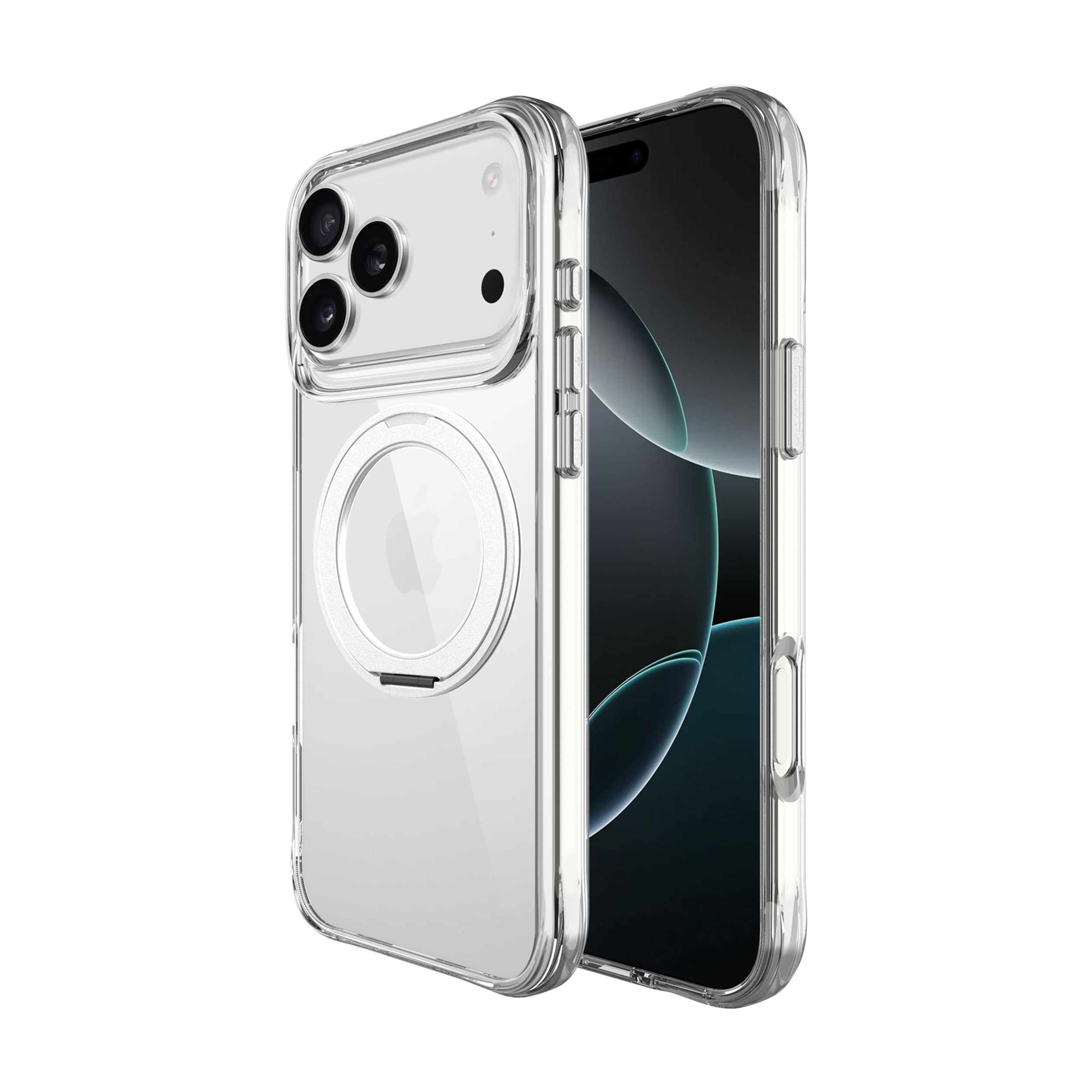 Ốp lưng Magnetic iPhone 18 Pro Max PC TPU JINYA Stand Xpro Màu Trắng