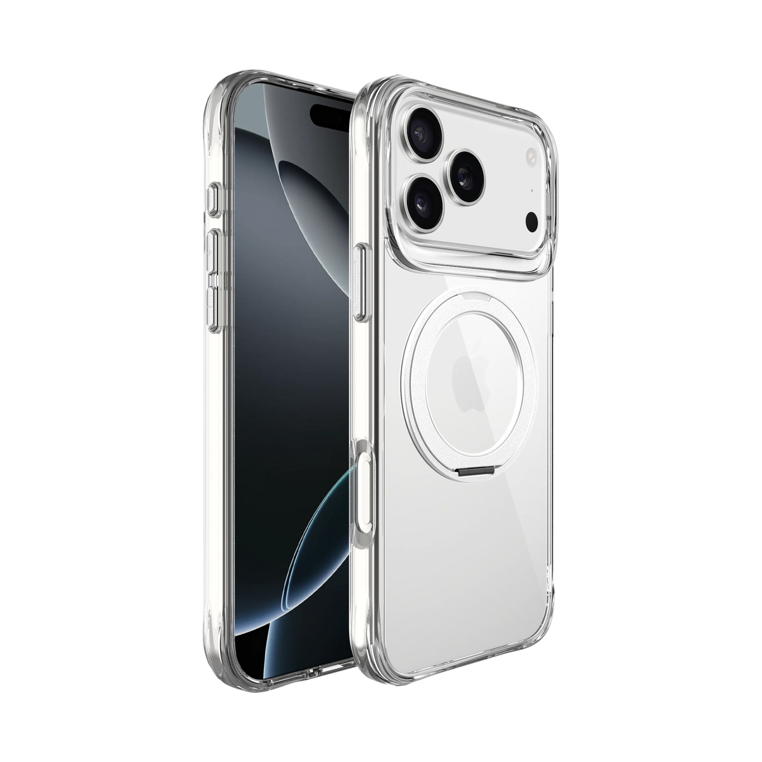Ốp lưng Magnetic iPhone 18 Pro Max PC TPU JINYA Stand Xpro Màu Trắng