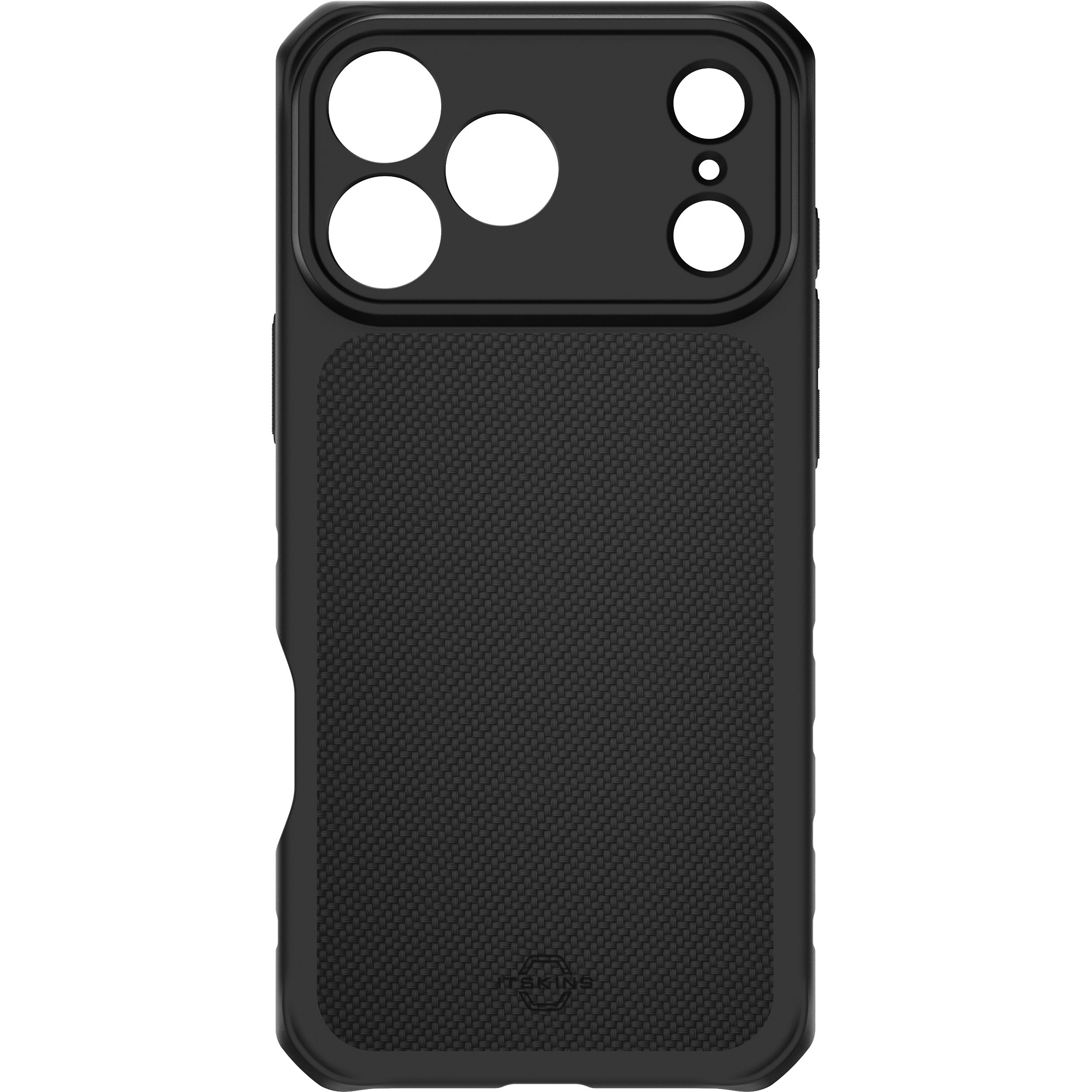 Ốp lưng Magnetic iPhone 18 Pro Nylon PC TPU ITSKINS Hybrid R Màu Đen