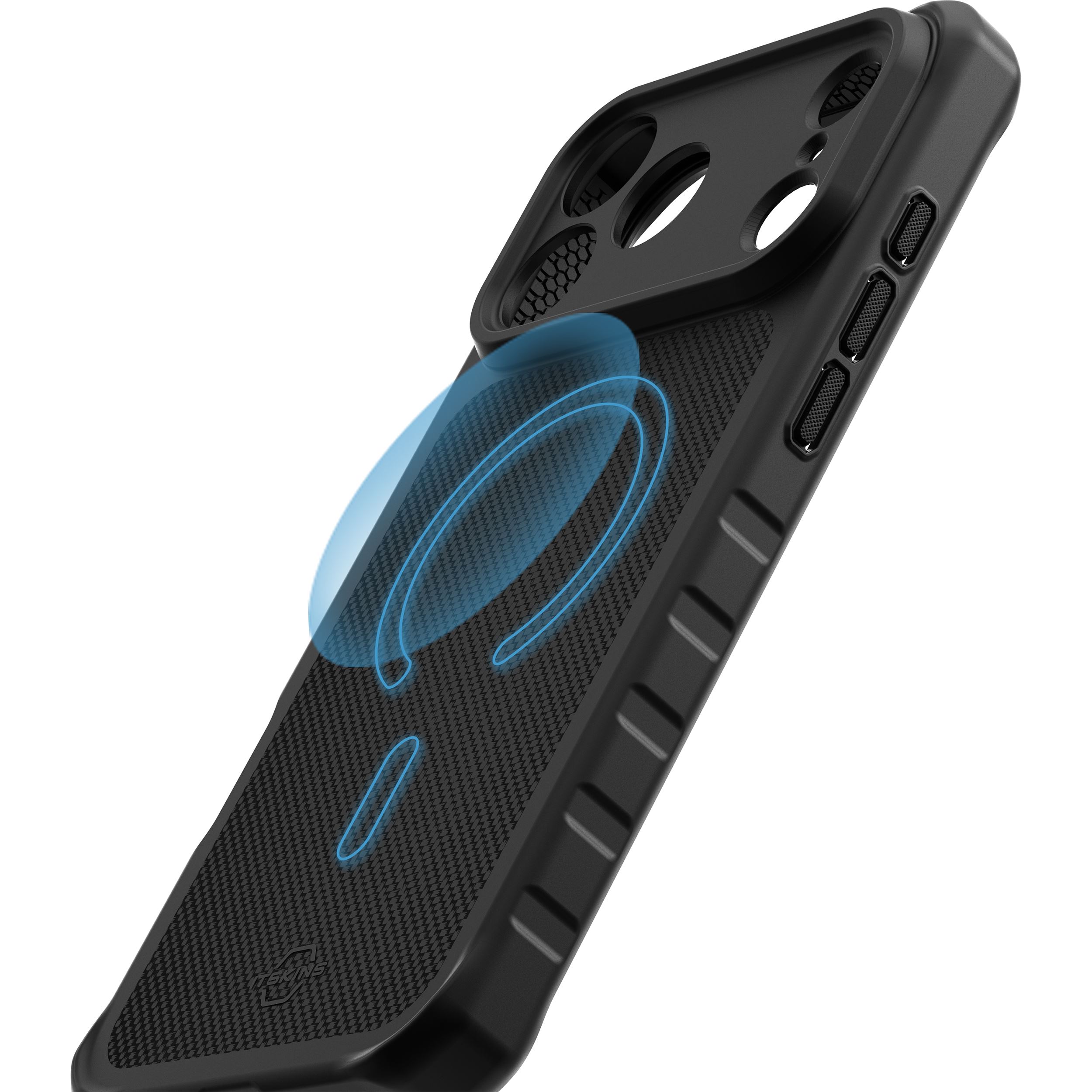 Ốp lưng Magnetic iPhone 18 Pro Max Nylon PC TPU ITSKINS Hybrid R Màu Đen