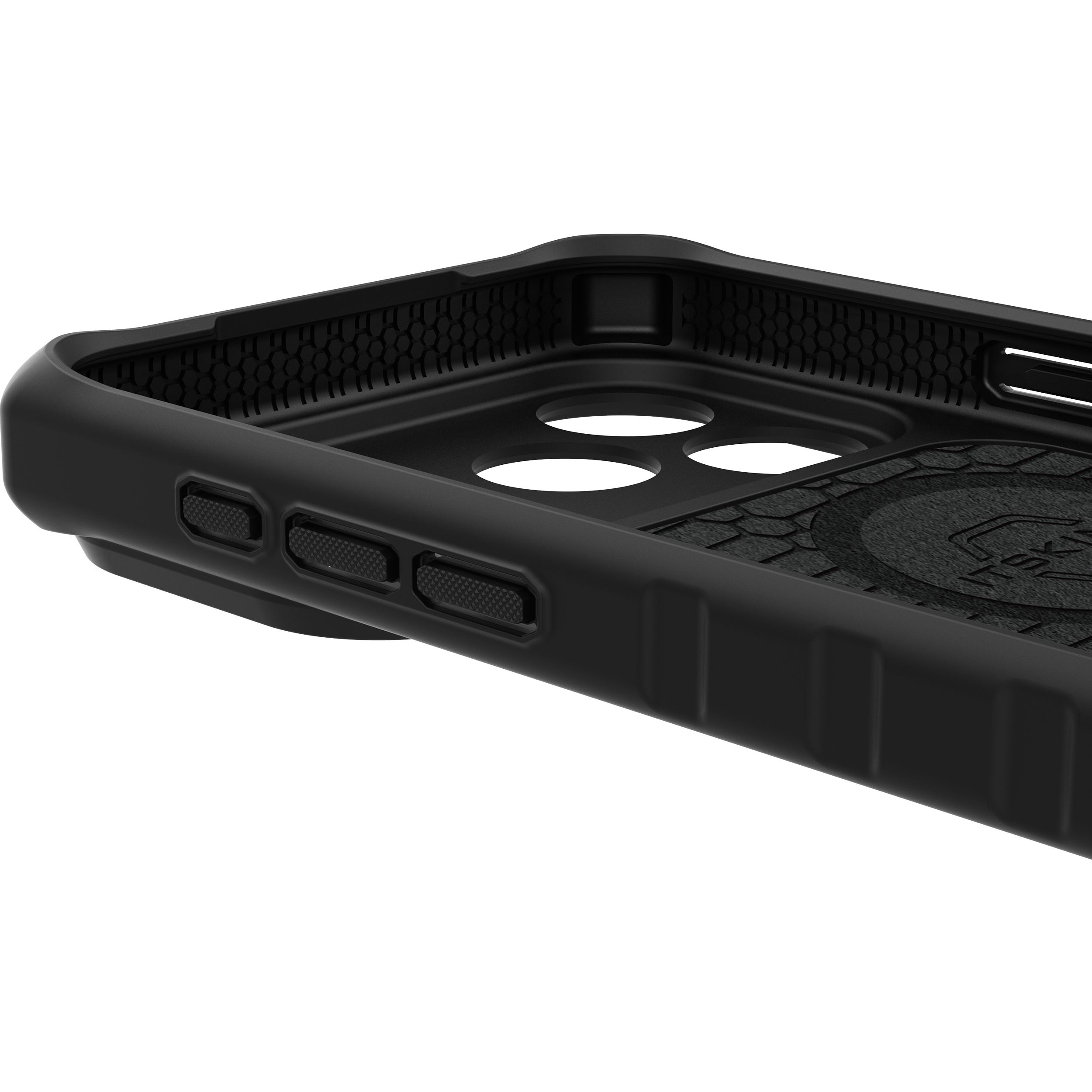 Ốp lưng Magnetic iPhone 18 Pro Max Nylon PC TPU ITSKINS Hybrid R Màu Đen