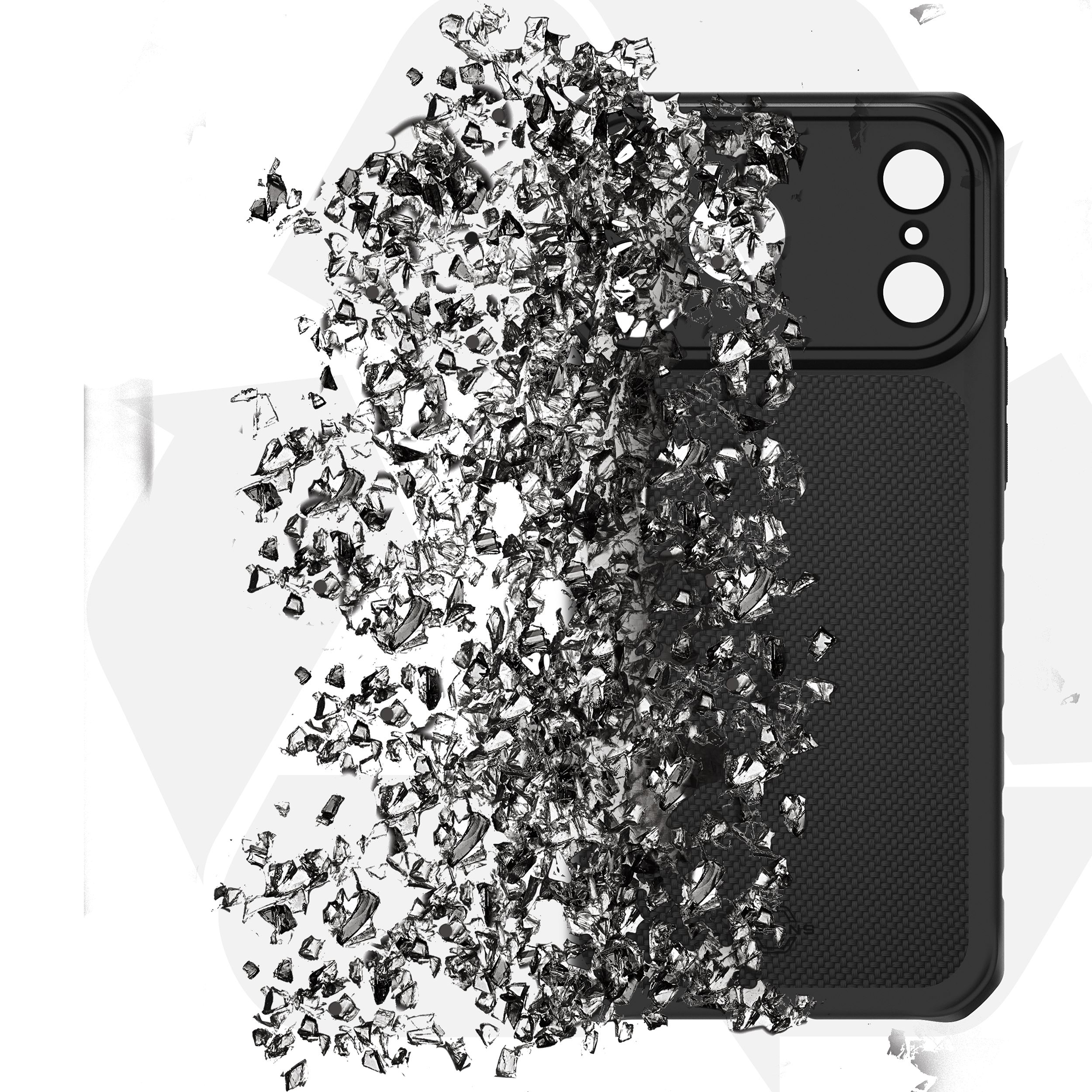 Ốp lưng Magnetic iPhone 18 Pro Max Nylon PC TPU ITSKINS Hybrid R Màu Đen