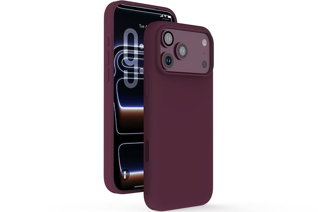 Ốp lưng iPhone 18 Pro Max Magnetic có button control JC Silicone AVA+ KLL051223 Màu Đỏ