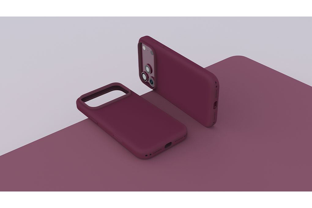 Ốp lưng iPhone 18 Pro Max Magnetic có button control JC Silicone AVA+ KLL051223 Màu Đỏ