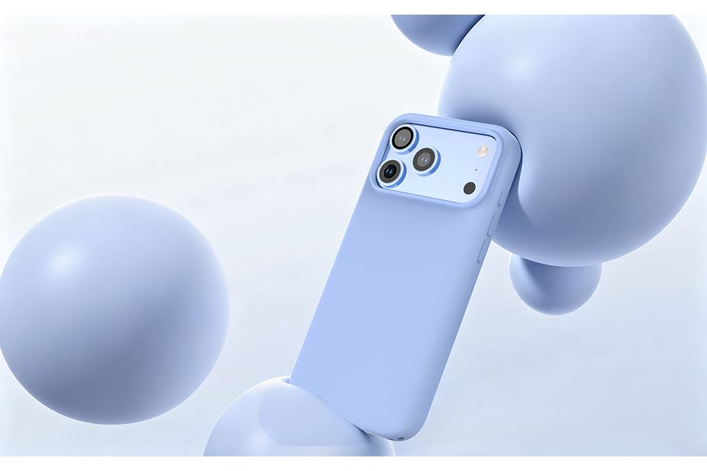 Ốp lưng iPhone 18 Pro Max Magnetic có button control JC Silicone AVA+ KLL051223 Màu Xanh Dương