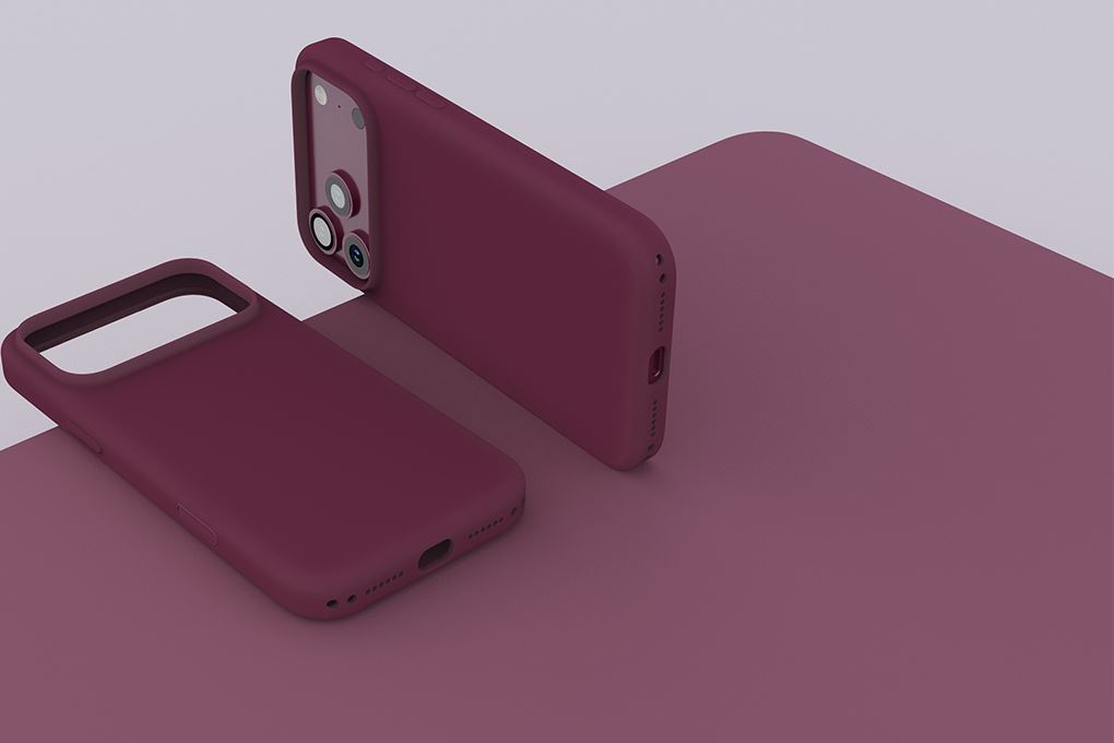 Ốp lưng iPhone 18 Pro Magnetic có button control JC Silicone AVA+ KLL051223 Màu Đỏ