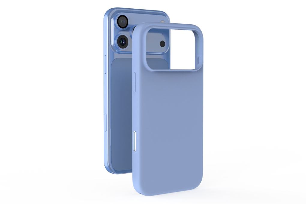 Ốp lưng iPhone 18 Pro Magnetic có button control JC Silicone AVA+ KLL051223 Màu Xanh Dương