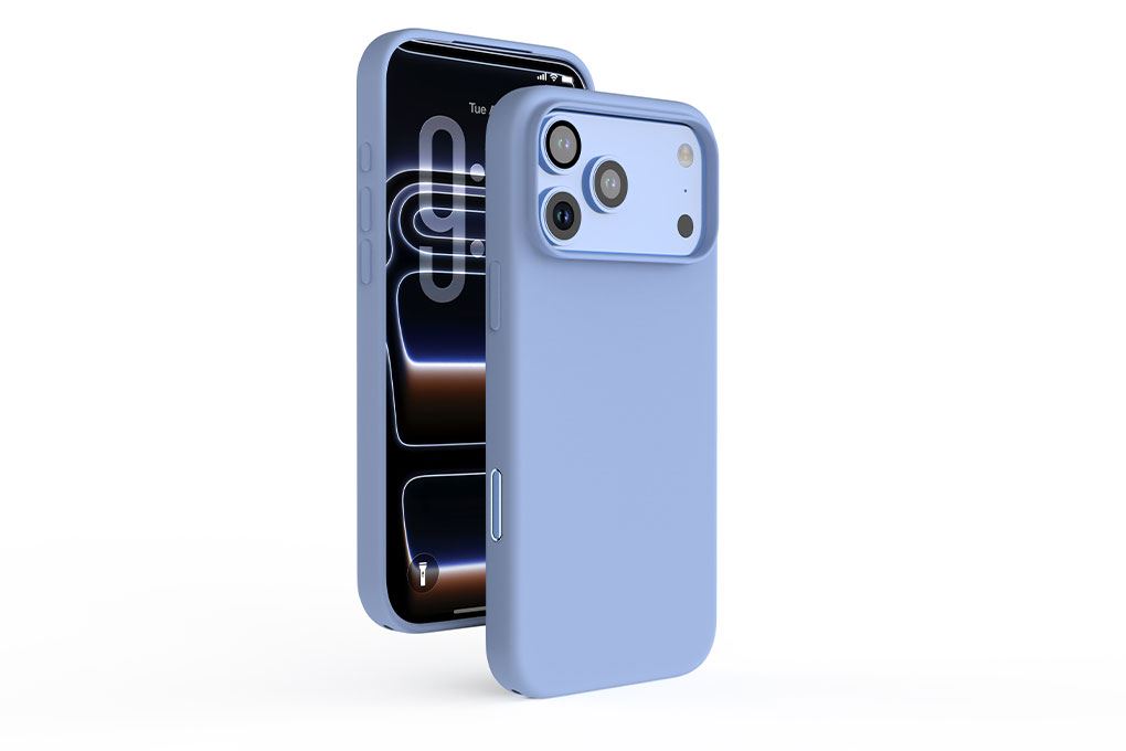 Ốp lưng iPhone 18 Pro Magnetic có button control JC Silicone AVA+ KLL051223 Màu Xanh Dương
