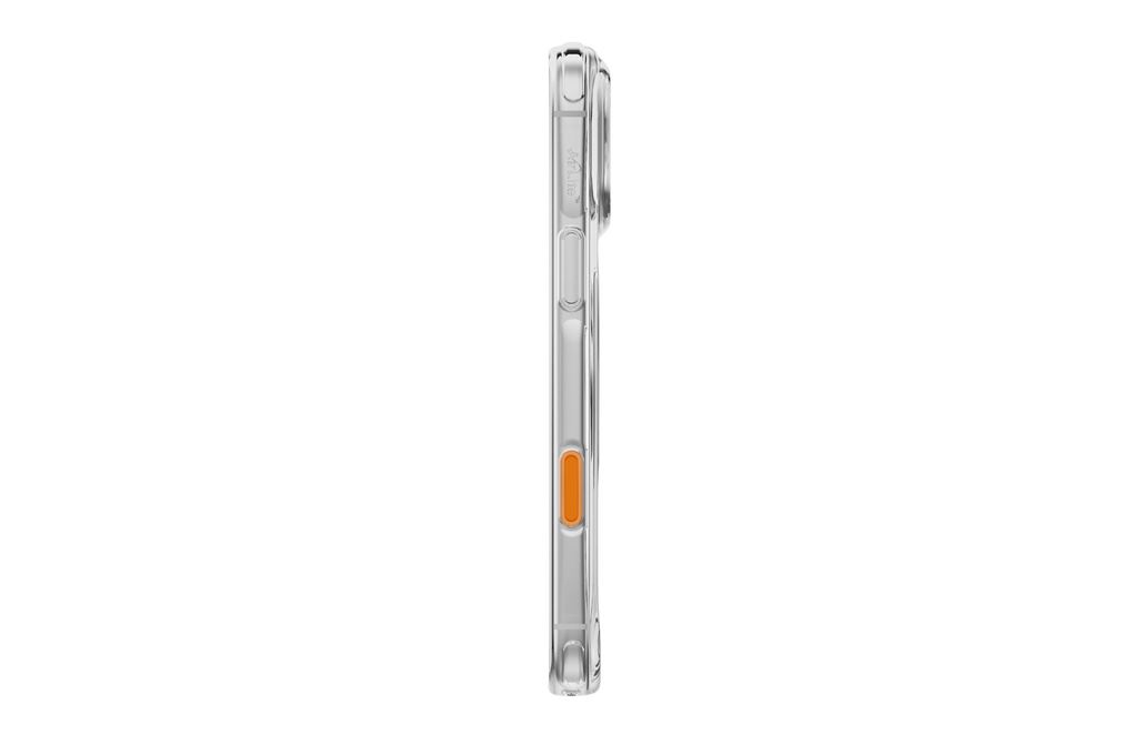 Ốp lưng Vòng Magnetic Xoay 360 iPhone 18 Pro PC TPU ALU UNIQ Có Nút Camera Control SWIVIX LUCENT CLEAR Màu Trắng