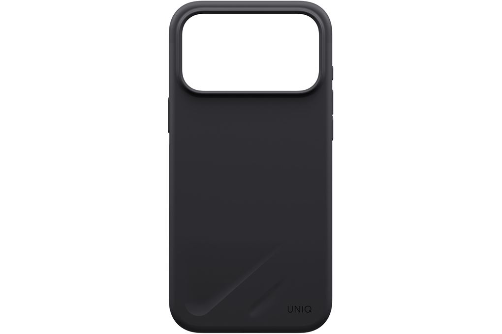 Ốp lưng Magnetic iPhone 18 Pro Silicone UNIQ Có Nút Camera Control LINO Liquid Màu Đen