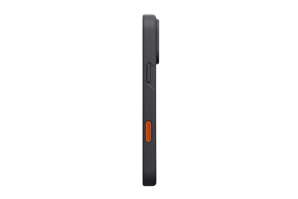 Ốp lưng Magnetic iPhone 18 Pro Silicone UNIQ Có Nút Camera Control LINO Liquid Màu Đen