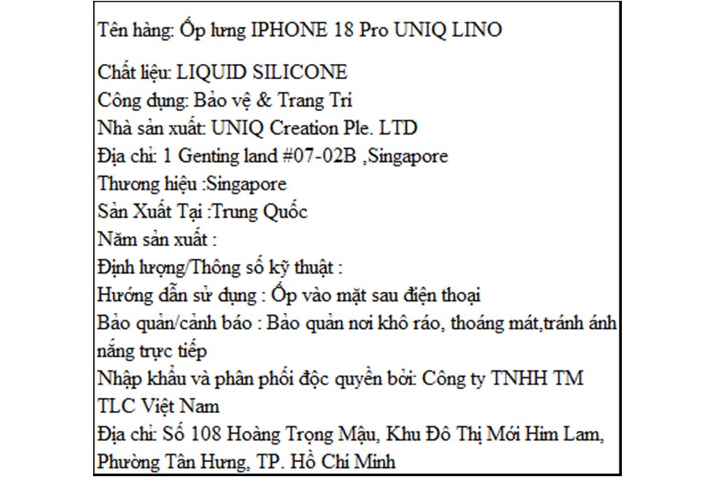 Ốp lưng Magnetic iPhone 18 Pro Silicone UNIQ Có Nút Camera Control LINO Liquid Màu Hồng nhạt