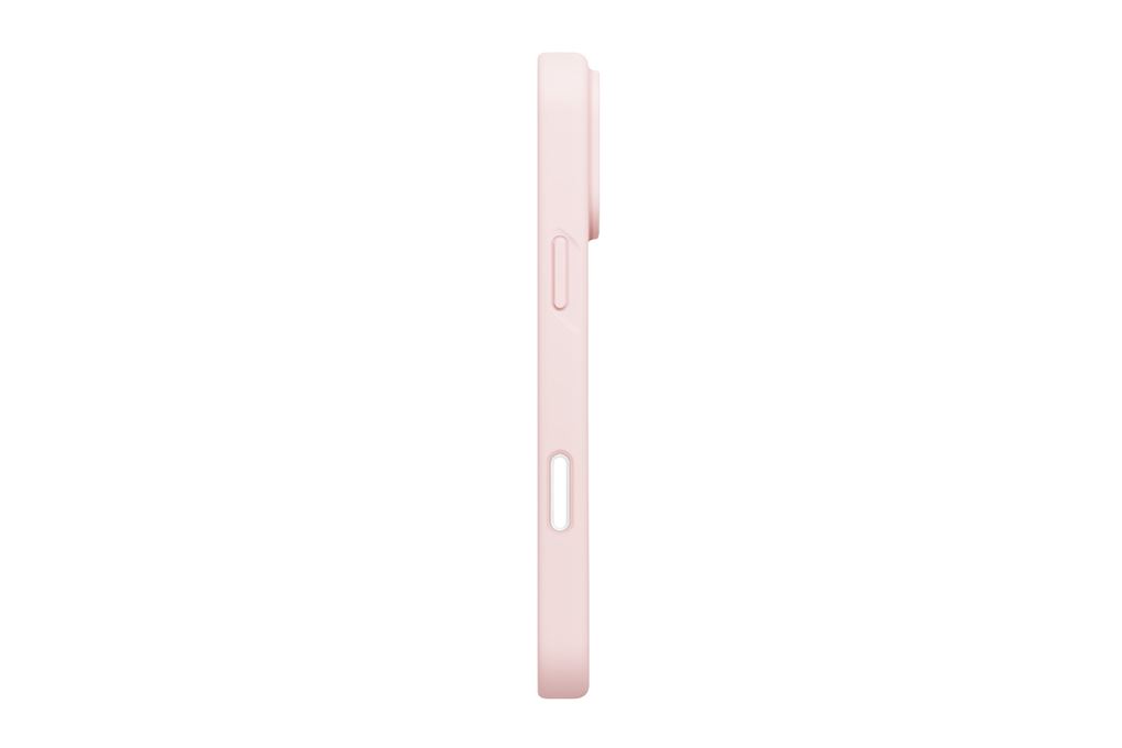 Ốp lưng Magnetic iPhone 18 Pro Silicone UNIQ Có Nút Camera Control LINO Liquid Màu Hồng nhạt