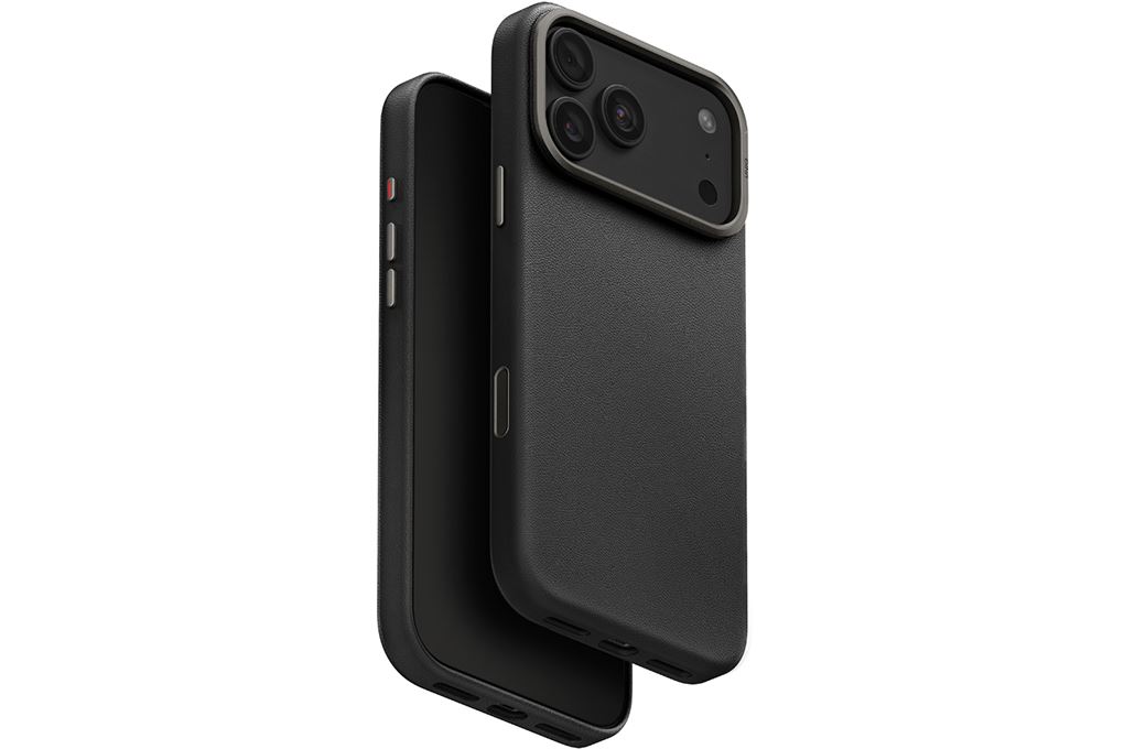 Ốp lưng Magnetic iPhone 18 Pro PU ALU UNIQ Có Nút Camera Control LYDEN Màu Đen