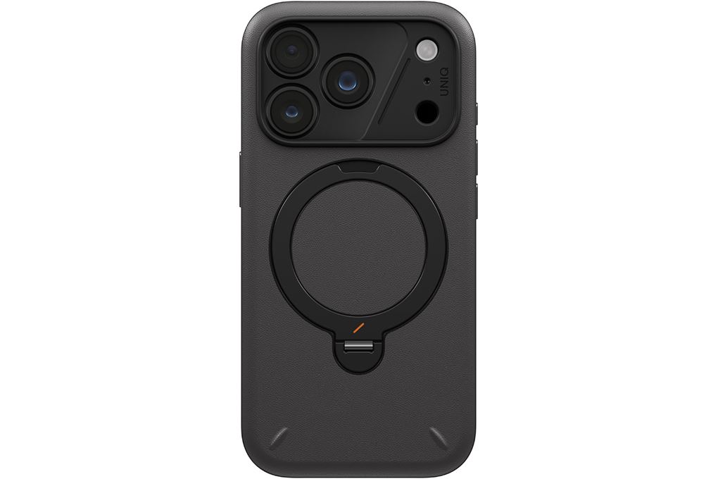 Ốp lưng Magnetic iPhone 18 Pro PC TPU ALU UNIQ Xoay 360 Có Nút Camera Control ELIX Màu Đen