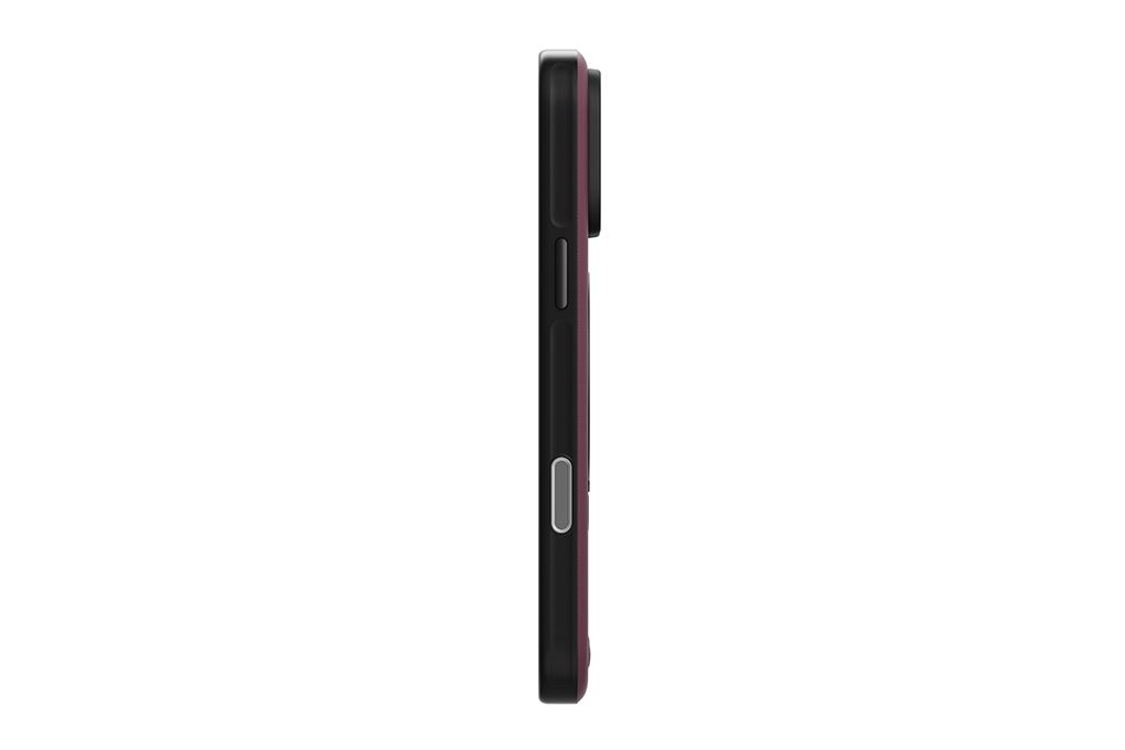 Ốp lưng Magnetic iPhone 18 Pro PC TPU ALU UNIQ Xoay 360 Có Nút Camera Control ELIX Màu Đỏ đô