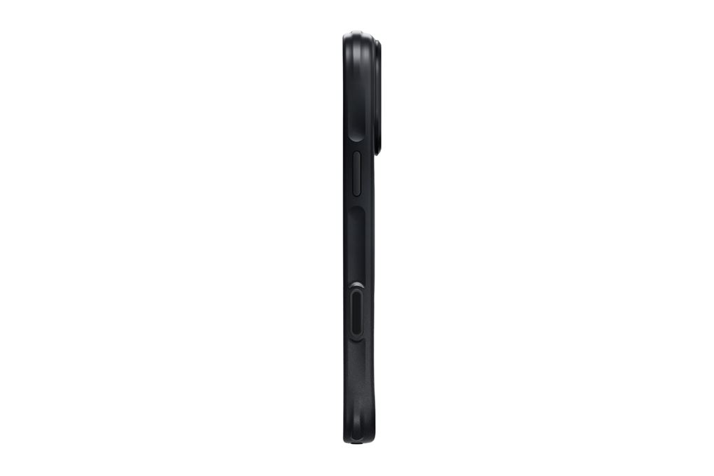 Ốp lưng Magnetic iPhone 18 Pro ALU TPU UNIQ Xoay 360 Có Nút Camera Control KEVA KEVLAR Màu Đen