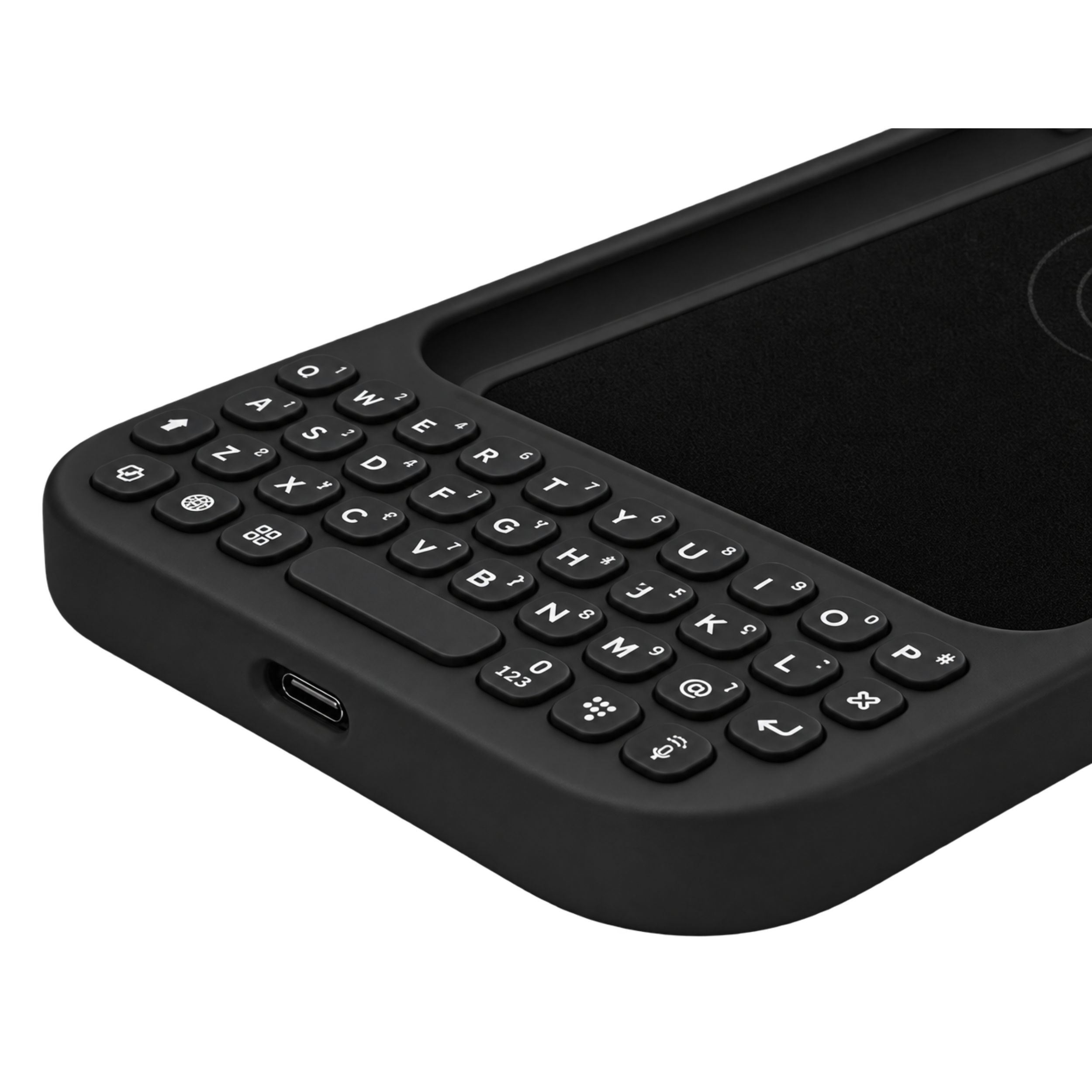 Ốp lưng iPhone 16 Pro Max kèm bàn phím Akko MetaKey Màu Đen