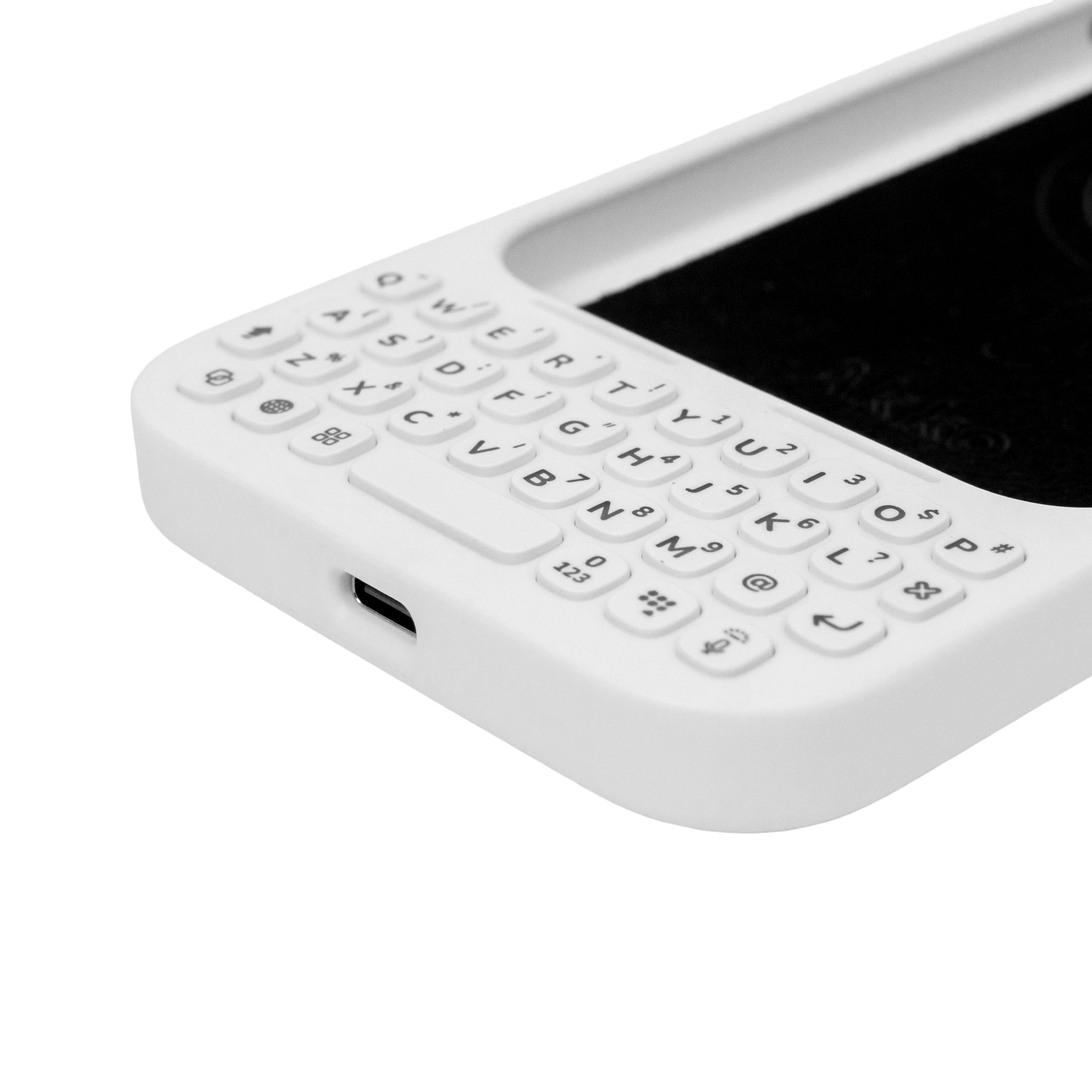 Ốp lưng iPhone 16 Pro Max kèm bàn phím Akko MetaKey Màu Trắng