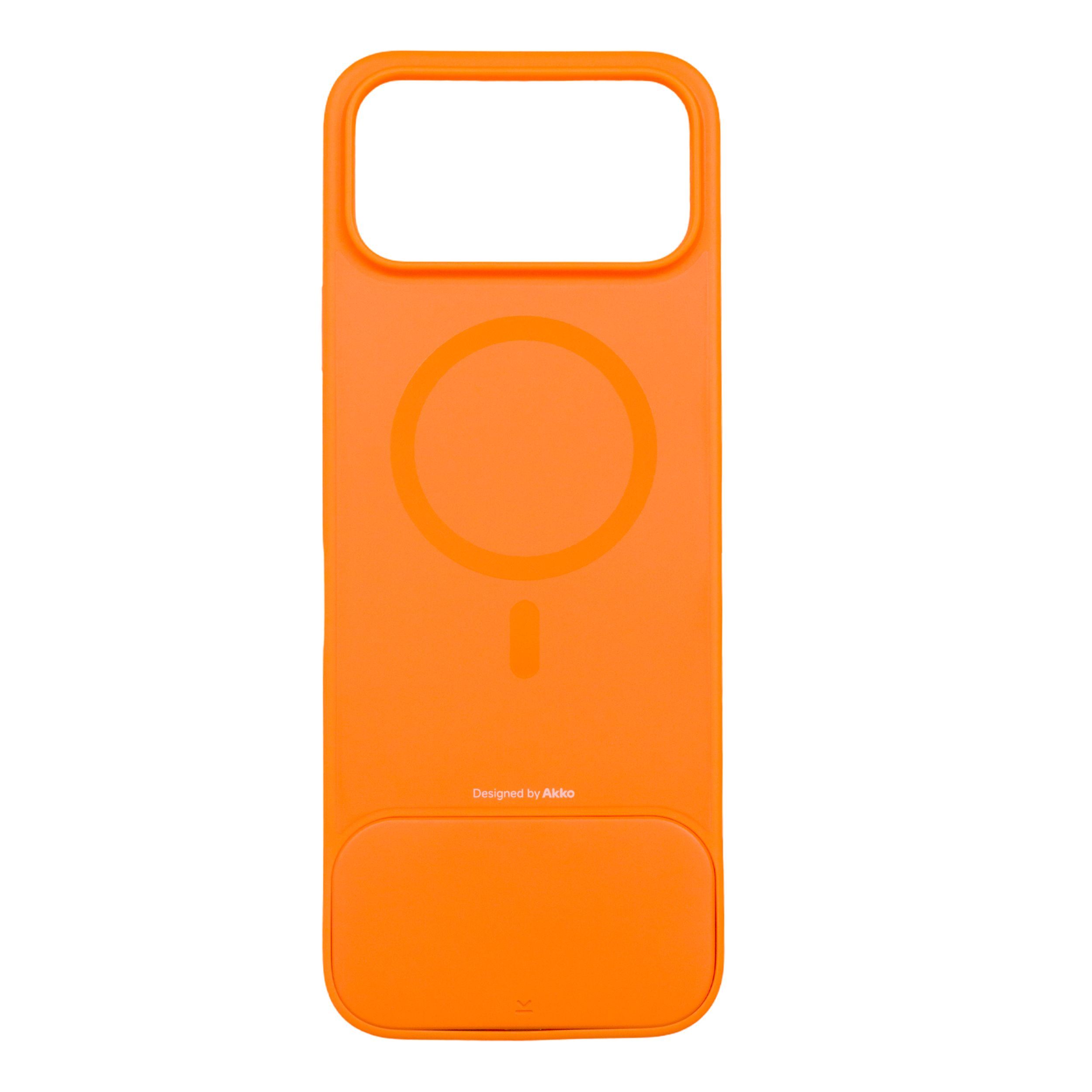 Ốp lưng iPhone 17 Pro Max kèm bàn phím Akko MetaKey Màu Cam