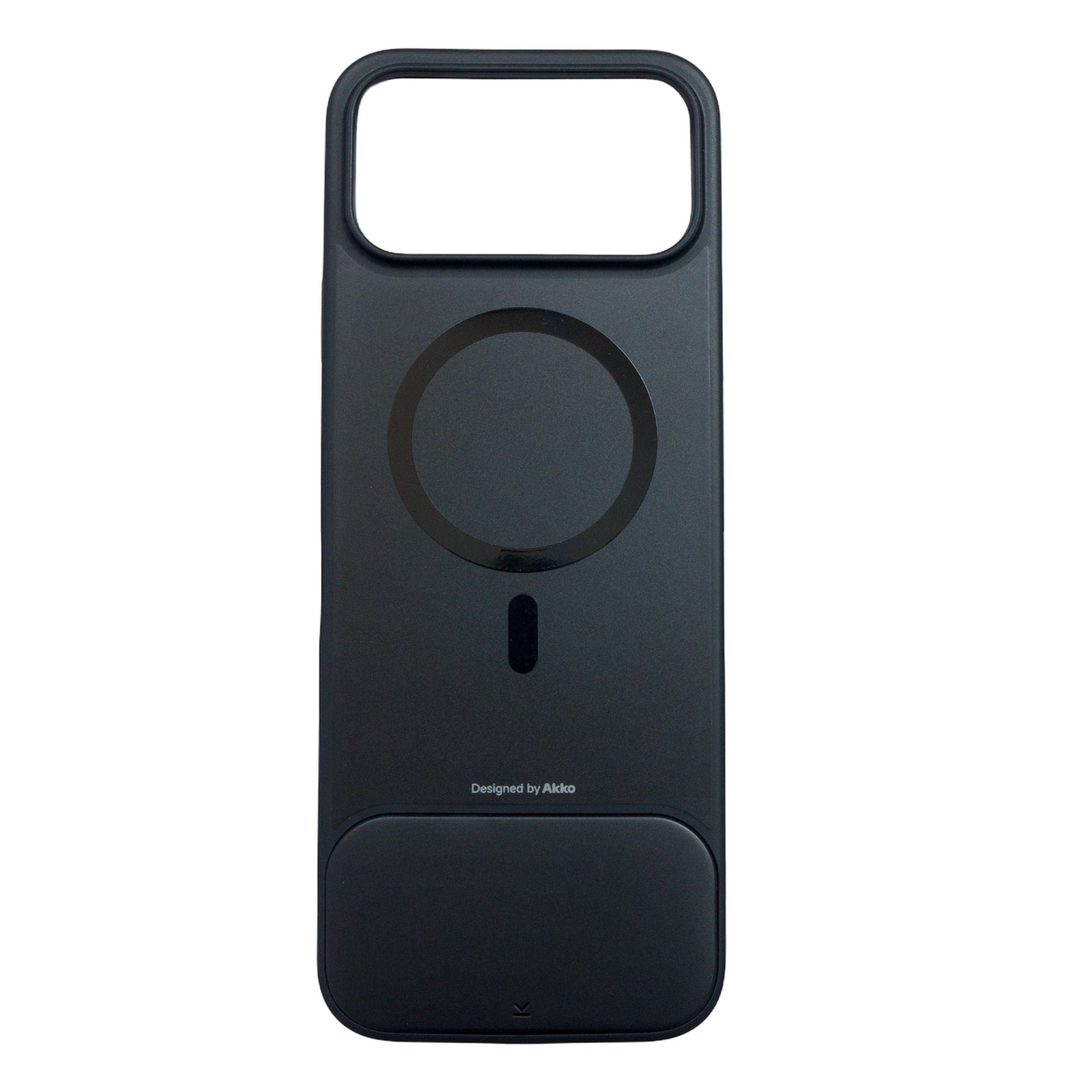 Ốp lưng iPhone 17 Pro Max kèm bàn phím Akko MetaKey Màu Đen