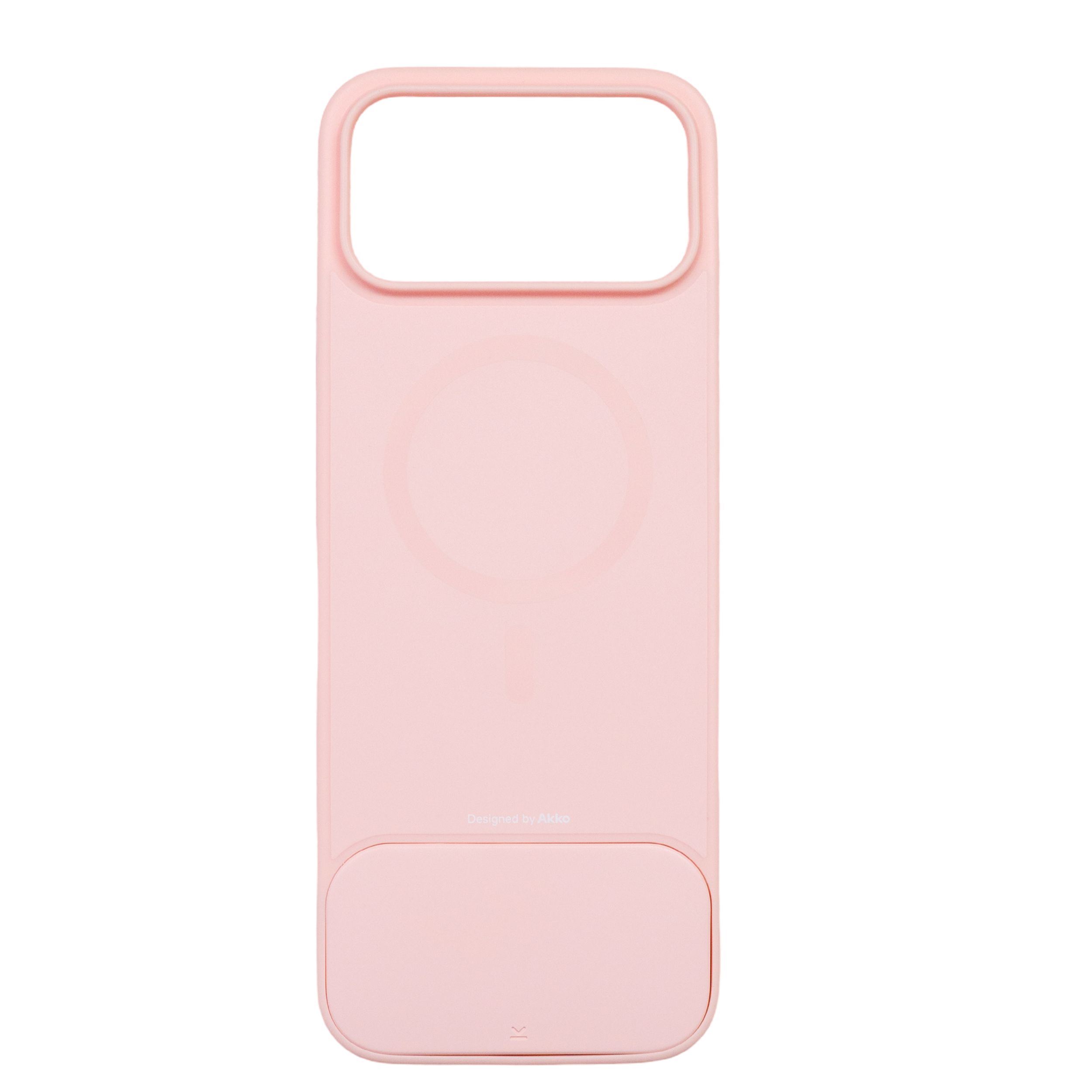 Ốp lưng iPhone 17 Pro Max kèm bàn phím Akko MetaKey Màu Hồng