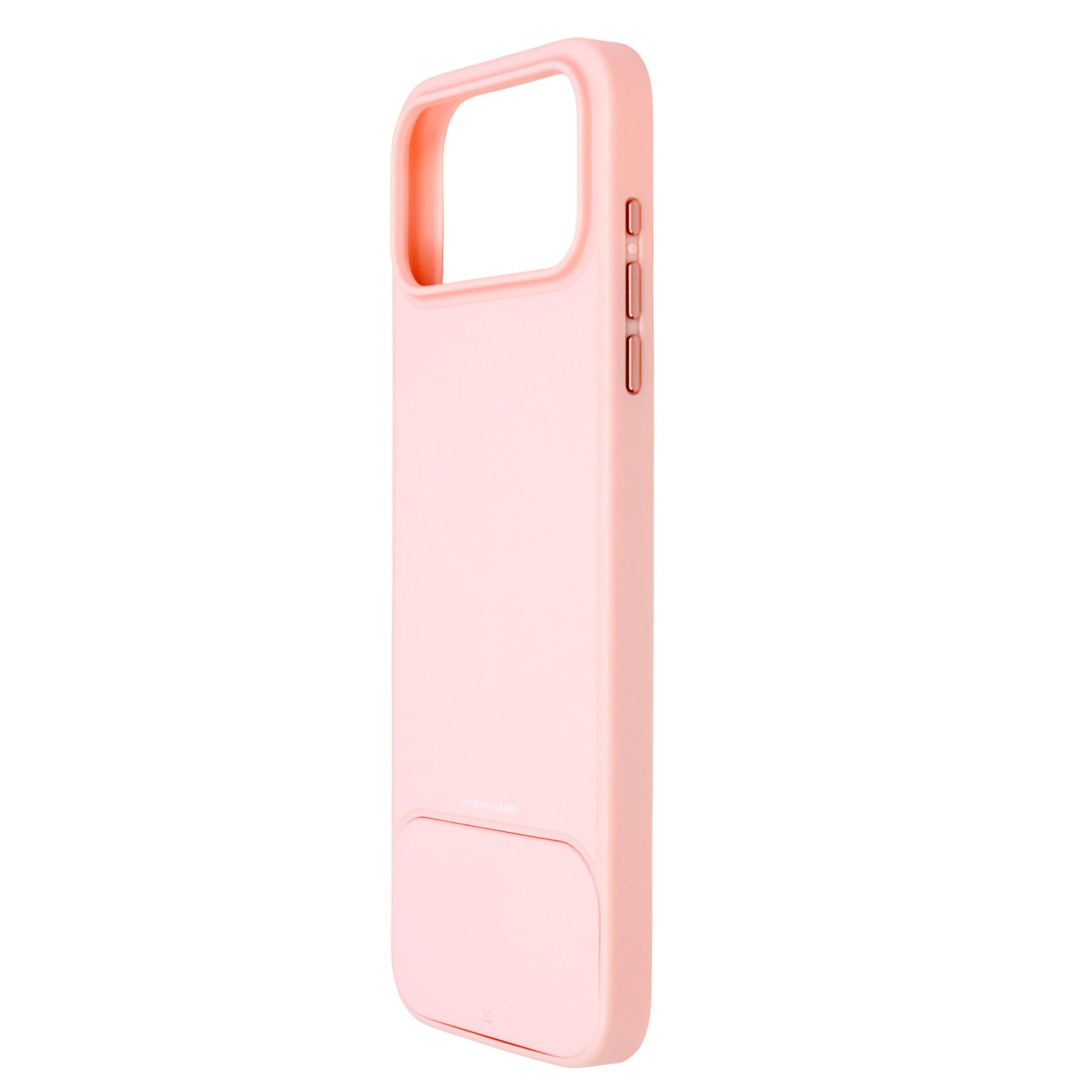 Ốp lưng iPhone 17 Pro Max kèm bàn phím Akko MetaKey Màu Hồng