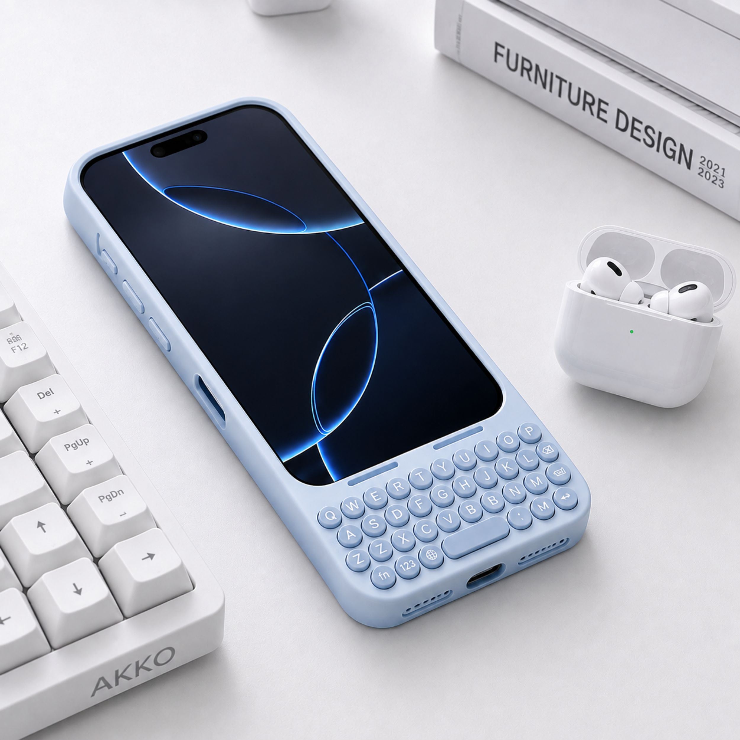 Ốp lưng iPhone 17 Pro Max kèm bàn phím Akko MetaKey - 7