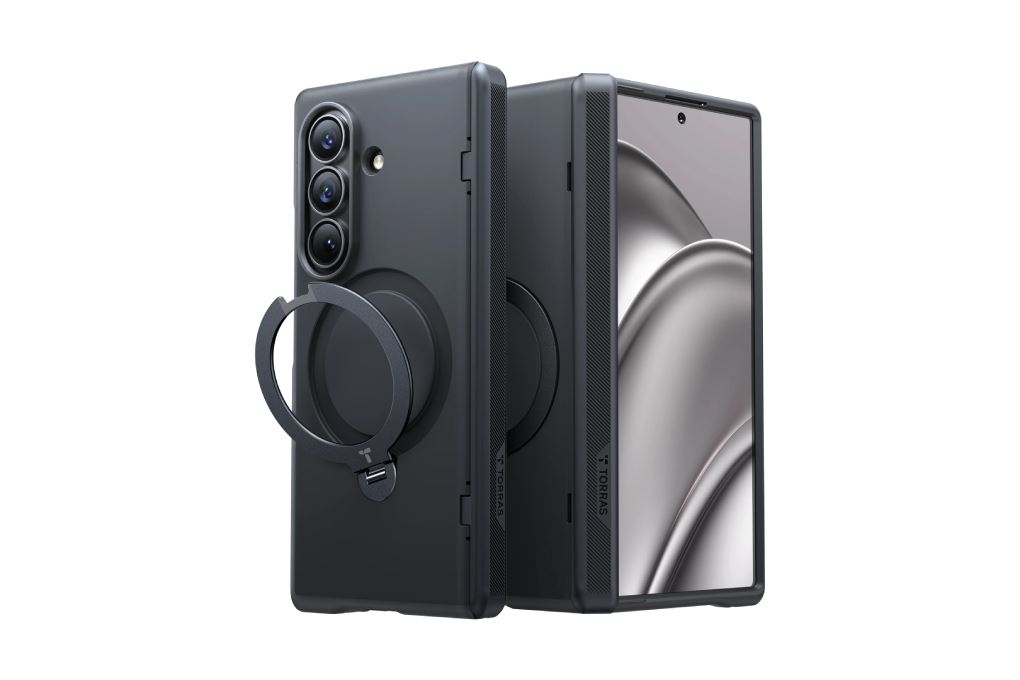 Ốp lưng Magnetic Galaxy Z Fold8 Ultra TPU + PC TORRAS 360 Stand Q3 Spin Màu Đen