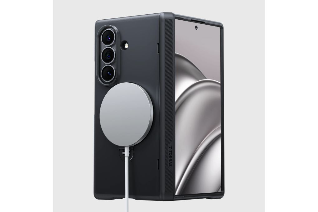 Ốp lưng Magnetic Galaxy Z Fold8 Ultra TPU + PC TORRAS 360 Stand Q3 Spin Màu Đen