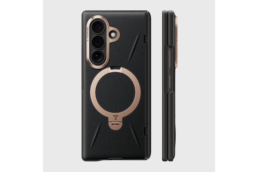 Ốp lưng Magnetic Galaxy Z Fold8 Ultra TPU + PC TORRAS 360 Stand Q3 Vegskin Màu Đen