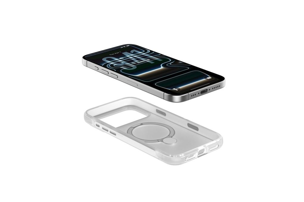 Ốp lưng Magnetic iPhone 18 Pro Max PC TPU Mipow MAS18B IRONBULL Màu Trắng