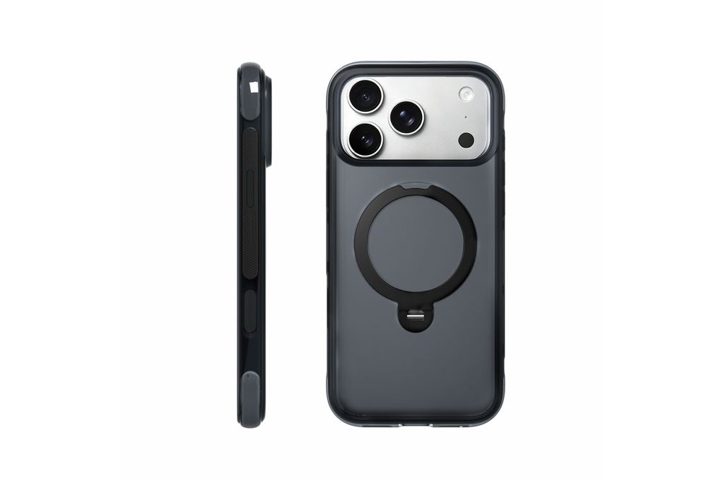 Ốp lưng Magnetic iPhone 18 Pro Max PC TPU Mipow MAS18B IRONBULL Màu Xám đậm