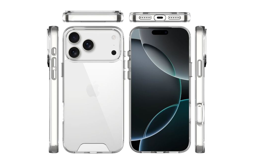 Ốp lưng iPhone 18 Pro PC TPU JINYA Crystal Màu Trắng