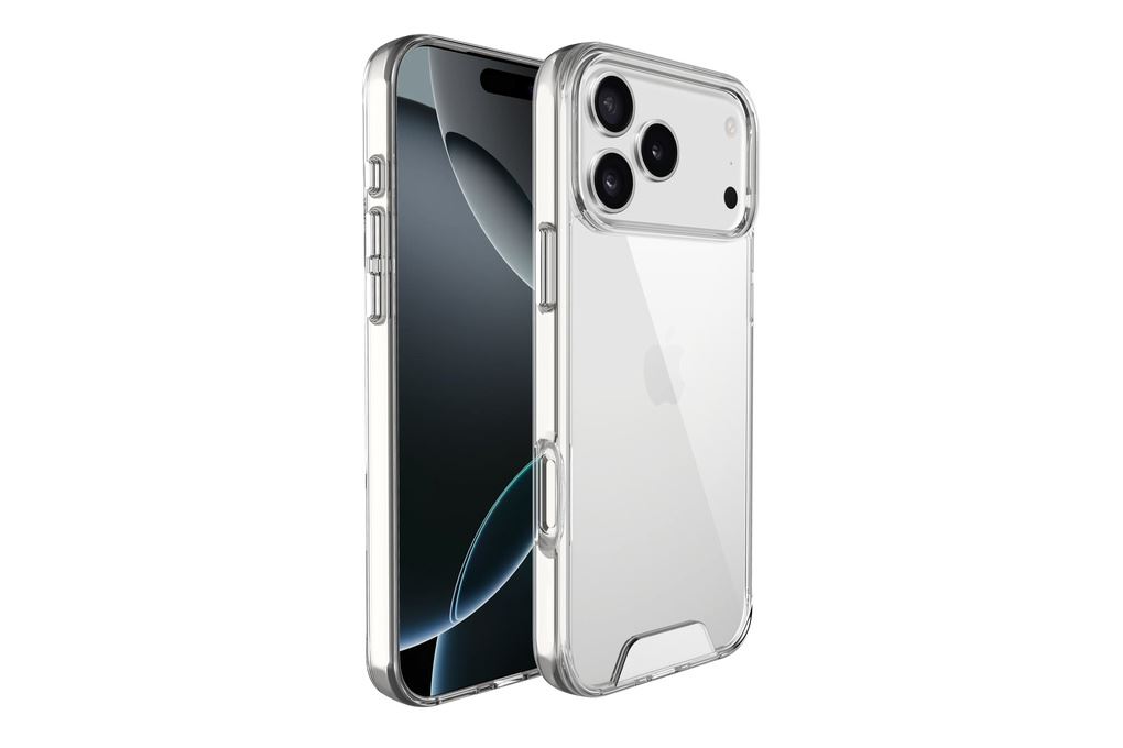 Ốp lưng iPhone 18 Pro Max PC TPU JINYA Crystal Màu Trắng