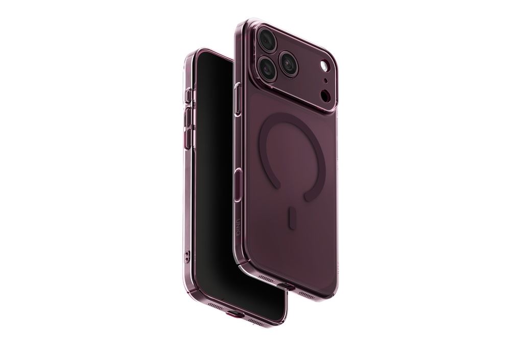 Ốp lưng Magnetic iPhone 18 Pro Max PC UNIQ Có Nút Camera Control AIRSUIT Màu Đỏ đô