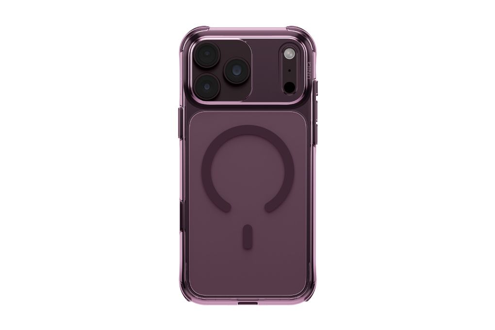 Ốp lưng Magnetic iPhone 18 Pro Max PC TPU UNIQ Có Nút Camera Control LIFEPRO XTREME Màu Đỏ đô