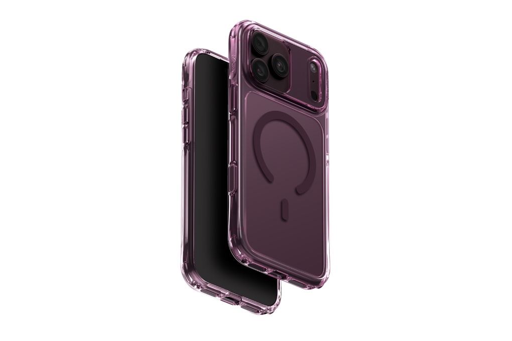 Ốp lưng Magnetic iPhone 18 Pro Max PC TPU UNIQ Có Nút Camera Control LIFEPRO XTREME Màu Đỏ đô